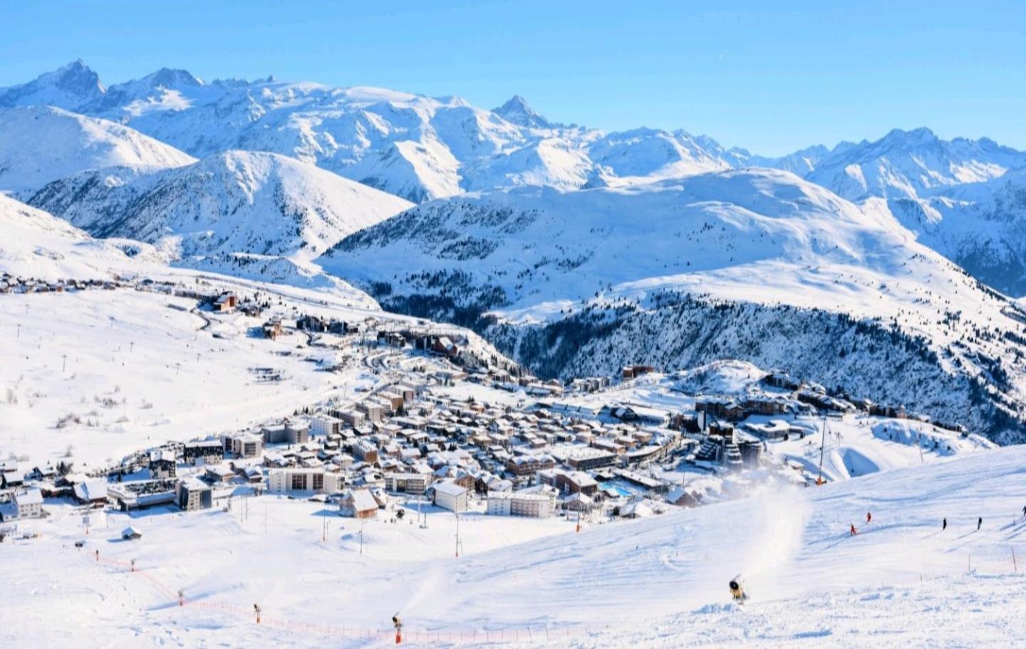 Ferienwohnung Auris Les Gentianes Station Alpe Huez Exterior foto
