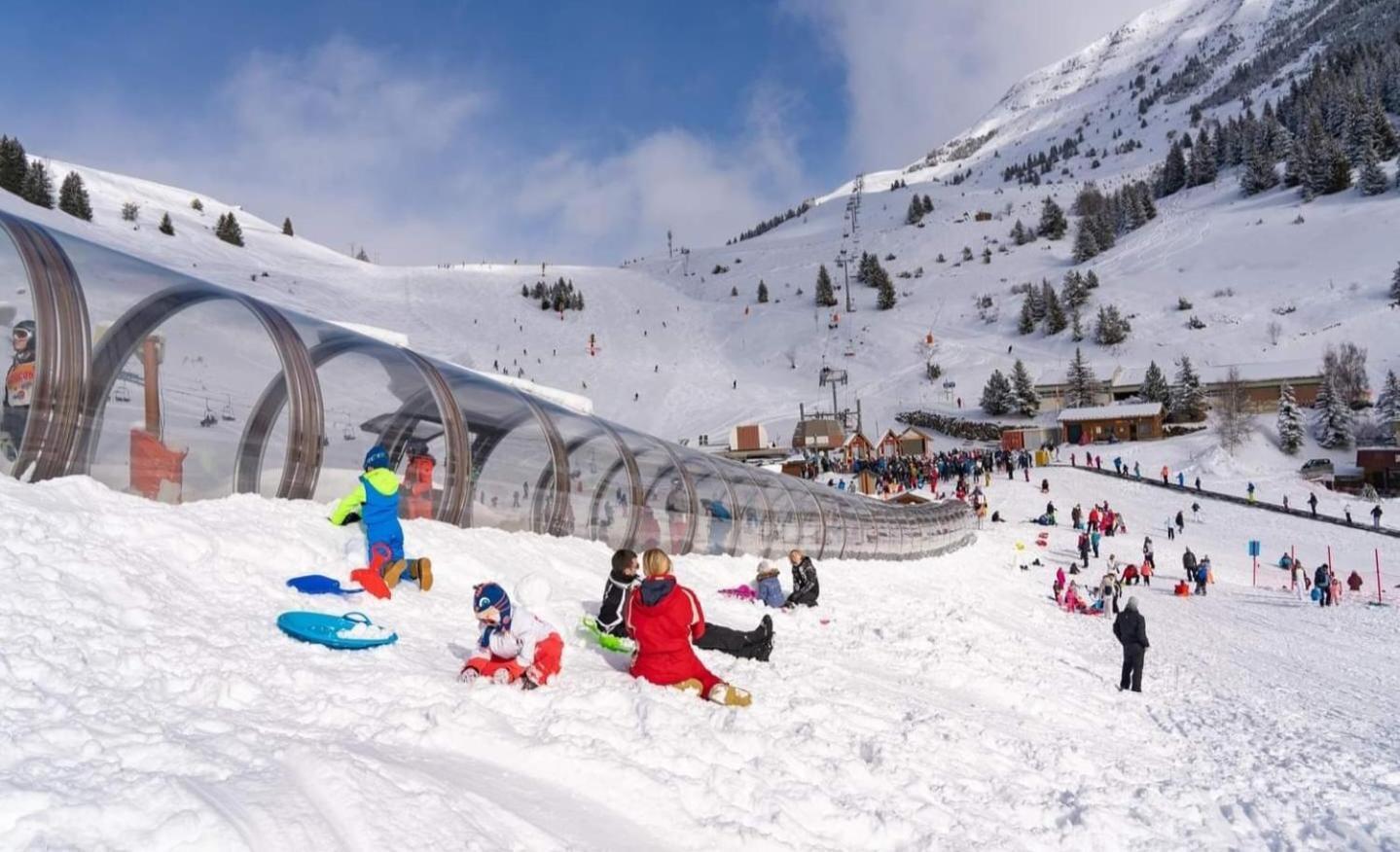 Ferienwohnung Auris Les Gentianes Station Alpe Huez Exterior foto